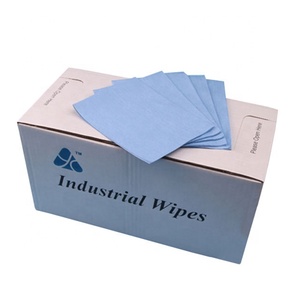 55% pasta de madera 45% poliéster <span class=keywords><strong>Industrial</strong></span> toallitas de limpieza de tela no tejida Spunlace - Product Image 5
