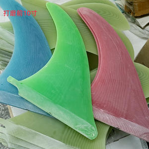 Planche de paddle en fibre de verre transfrontalière avec aileron détachable, accessoires de gouvernail arrière monochrome pour le surf - Product Image 1