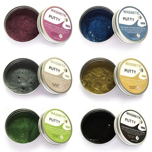 Jouets en gros écologiques en plastique souple, pâte à modeler magnétique, gel slime à presser, pour enfants unisexe - Product Image 3