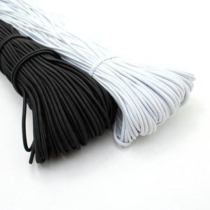 High Quality Colourful Strong Stretch Bungee Cord Braided Round Rubber <b>Rope</b> Cords for Packaging and Outdoor Sports Shoes <b>Lace</b> - Product Image 2