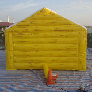 Tente gonflable pour animaux de compagnie, cabane gonflable, tente d'extérieur, abri coupe-vent, gonflage constant, impression d'air, tente gonflable - Product Image 6