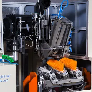 Pincel automático do cnc 5 eixos fazem fabricação, máquina plástica da vassoura da vassoura para fazer vassoura