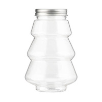 Bouteille d'eau en plastique PET jetable pour festival avec couvercle en aluminium pour boissons