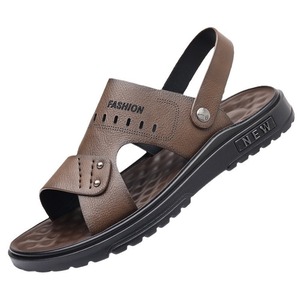 Comfortable Breathable Rubber Sole Flat <b>Heel</b> Sandals <b>For</b> <b>Men</b> Women Casual Driving Summer Beach Wear - Product Image 5