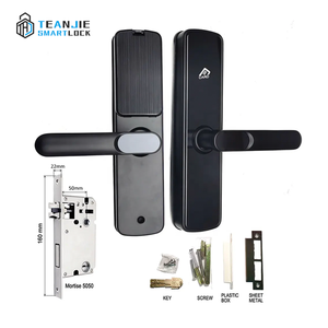 قفل ذكي إلكتروني للأبواب يعمل بتقنية واي فاي و<span class=keywords><strong>RFID</strong></span> وتطبيق TTLock وبطاقة ذاكرة مع برنامج مجاني لأبواب الفنادق الخشبية والألومنيوم - Product Image 6