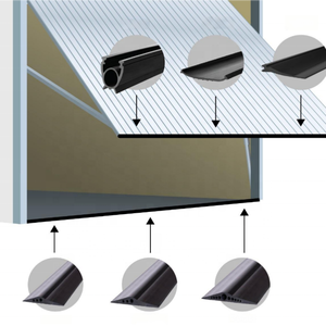 Joint d'étanchéité universel <span class=keywords><strong>en</strong></span> caoutchouc EPDM pour <span class=keywords><strong>porte</strong></span> <span class=keywords><strong>de</strong></span> <span class=keywords><strong>garage</strong></span>, bande <span class=keywords><strong>de</strong></span> seuil résistante aux intempéries pour l'étanchéité des interstices des portes <span class=keywords><strong>de</strong></span> <span class=keywords><strong>garage</strong></span> - Product Image 2