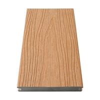 Planches de terrasse en WPC solides, forme carrée traditionnelle, imperméables, écologiques, surface lisse, revêtement de sol extérieur, jardin, entrepôt