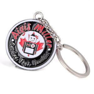 Llavero personalizado de fábrica personalizado Vintage Motel Hotel cadena acrílico plástico etiqueta nombre tarjeta llaveros etiquetas - Product Image 2