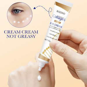 ROZINO Crema de ojos suave con colágeno, 10 veces más colágeno, hidratante, reafirmante, que atenúa las líneas finas, cuidado de los ojos no graso para uso diario - Product Image 5