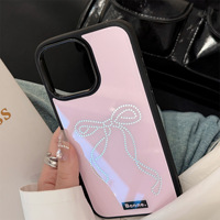 Coque de téléphone à dorure à la mode Ins pour Iphone16 16pm/plus/pro Coque de protection