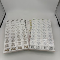 Tuiles de Mahjong en Acrylique Transparent, Dorées, Motif Éventail, Teal Rose, Peintes à la Main, Style Art Déco Américain, Vente en Gros, Cadeau Premium