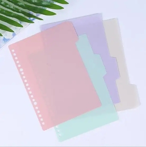 4 <strong>Binder</strong> <strong>Dividers</strong> with Tabs for A5 20 B5 26 A4 30 Ring <strong>Binder</strong> Index Page Tab Loose Leaf Standard Insertable Index Folder <strong>Divider</strong> - Product Image 4