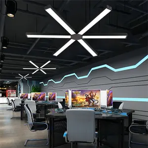 โคมไฟเพดาน LED สำหรับสำนักงานการค้าโคมไฟอลูมิเนียมแบบขึ้นรูป
