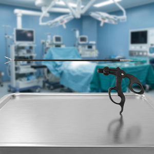 Ensemble de pinces laparoscopiques à mâchoires fenêtrées, ciseaux de Maryland courbés pour dissection, en acier inoxydable, manuel, pour chirurgie générale - Product Image 2