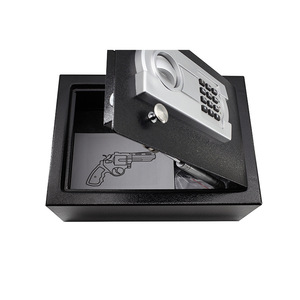 Coffre-fort électronique H14 140x250x350mm à fixation murale, antivol, pour la maison et le bureau - Product Image 3