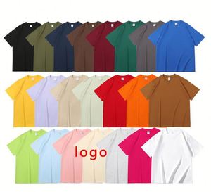 เสื้อยืดคอตตอน 260 แกรม พิมพ์ลายโลโก้ สำหรับแจกเป็นของขวัญส่งเสริมการขาย ขนาดใหญ่พิเศษ ปรับแต่งได้ตามต้องการ สำหรับทั้งชายและหญิง - Product Image 1