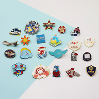 Insigne en alliage de zinc 3D de haute qualité personnalisé aviation souvenir cadeau avion émail métal badge broche