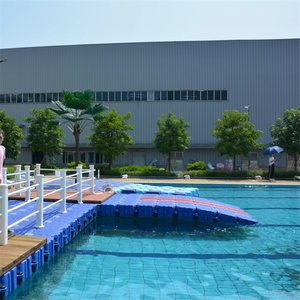 GZZH Marque 1000*500*260 MM HDPE Modulaire Dock Flottant Ponton Maison Palier Ascenseur Bateaux Ponton <span class=keywords><strong>Pont</strong></span> Béton Guangdong - Product Image 5