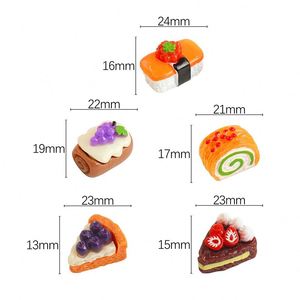 Jouet sensoriel amusant rempli d'eau en forme de crème glacée, lot de 6 jouets compressibles en TPR pour soulager le stress, collection de desserts moelleux - Product Image 6