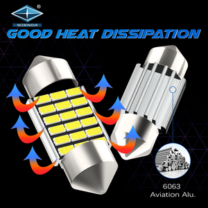 C5W <span class=keywords><strong>LED</strong></span> voiture <span class=keywords><strong>ampoule</strong></span> 6SMD 3014 31mm 36mm 39mm 41mm <span class=keywords><strong>LED</strong></span> dôme lumières intérieur lampe de lecture voiture lumière accessoires - Product Image 5