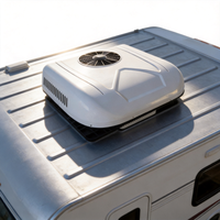 Climatiseur portable intelligent à courant continu 12V 24V à flux d'air large avec ventilateur unique pour cabine de véhicule