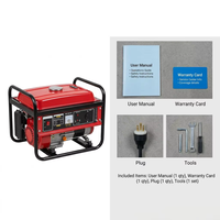 Tragbarer Benzin-Generator 1kW 220V Mini-Benzin-Kraftwerk für Zuhause Camping Notfall-Backup