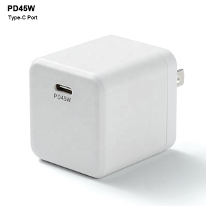 ที่ชาร์จเร็ว Type C 45W ที่ชาร์จ PD ที่ชาร์จติดผนังอะแดปเตอร์ติดผนังแบบพกพาได้อย่างรวดเร็วสำหรับ <span class=keywords><strong>iPhone</strong></span> - Product Image 1