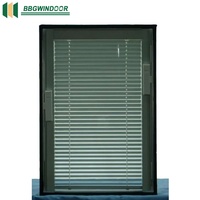Stores enrouleurs horizontaux en alliage d'aluminium Lukliving, double rail, faciles à nettoyer, intégrés entre les vitres