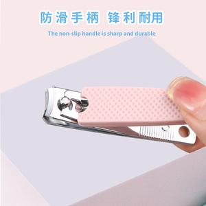 กรรไกรตัดเล็บแบบพกพา ชุดสแตนเลสขนาด 12.5 มม. สำหรับผู้หญิง เด็ก ใช้ในบ้าน - Product Image 3