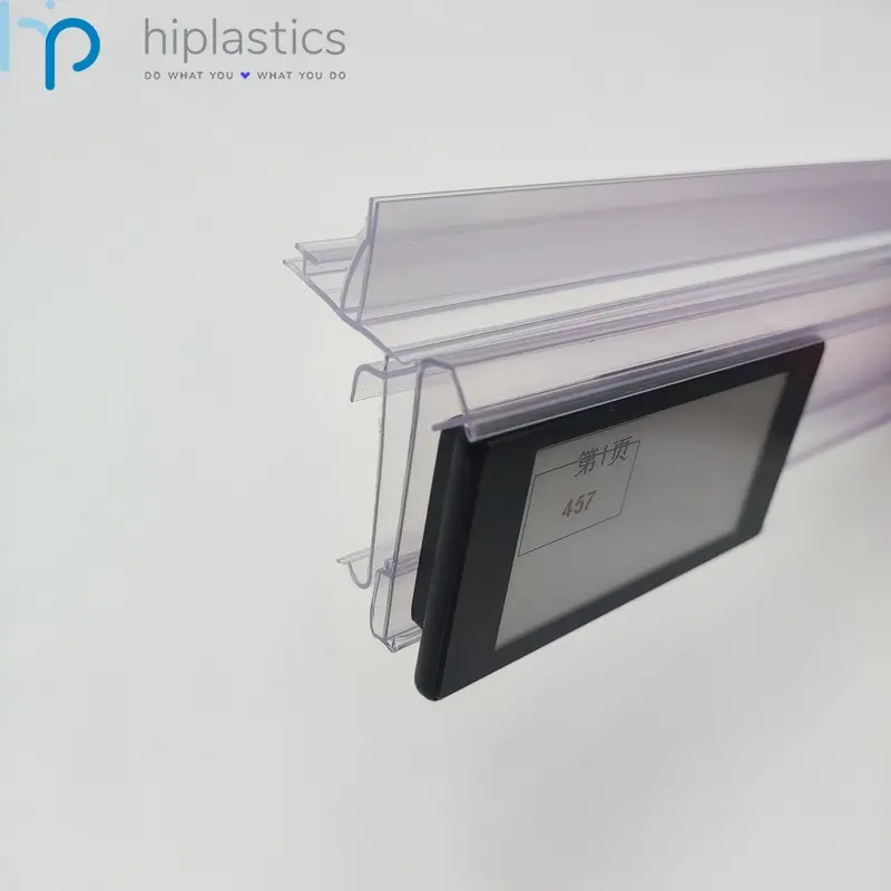 Hiplastics OPHDC-HSBKスーパーマーケット小売ディスプレイラック用カスタム卸売プラスチックHanshowESLデジタル値札