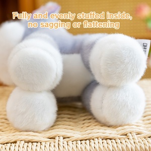 Peluche de <span class=keywords><strong>Perro</strong></span> de Pie, Muñeco de Peluche de <span class=keywords><strong>Perro</strong></span> Gordito al por Mayor con Pellets Pesados en el Interior, para Amantes de las Mascotas, Hogar y Dormitorio - Product Image 3