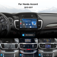 Dasaita Stereo mobil Android, untuk Honda Accord 2013-2017 Stereo mobil Android Unit kepala mobil GPS otomatis 10 inci layar sentuh