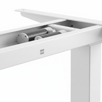 Cadre de bureau électrique réglable en hauteur à double moteur pour le bureau à domicile