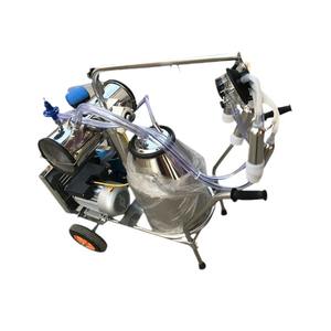 Machine à traire à double usage huile-électrique à double baril Moteur à essence Tire-lait à vide Pulsation Elevage de vaches - Product Image 4