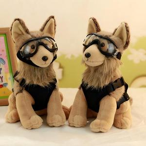 Peluche Personalizzato a Forma di <span class=keywords><strong>Cane</strong></span> <span class=keywords><strong>da</strong></span> Lavoro, Giocattolo di Peluche a Forma di <span class=keywords><strong>Lupo</strong></span>, Cucciolo Imbottito, Regalo - Product Image 4