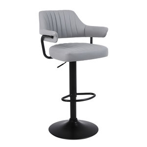 <span class=keywords><strong>Tabouret</strong></span> <span class=keywords><strong>de</strong></span> <span class=keywords><strong>bar</strong></span> pivotant, chaise d'îlot, siège <span class=keywords><strong>de</strong></span> remplacement, tabourets hauts en cuir et acier, modernes, confortables, <span class=keywords><strong>avec</strong></span> accoudoirs, <span class=keywords><strong>pas</strong></span> <span class=keywords><strong>cher</strong></span> - Product Image 2