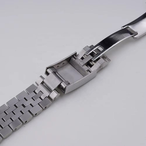 <span class=keywords><strong>Bracelet</strong></span> de <span class=keywords><strong>montre</strong></span> Casio MDV-106 en acier inoxydable, 22 mm, argent massif, courbé, type Jubilee, pour fermoir déployant Oyster, en stock aux États-Unis, sans taxes - Product Image 5