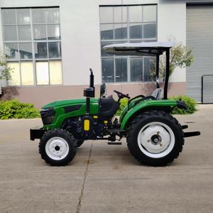 Tracteur agricole 4x4 vert à transmission par engrenages, 50 CV, auvent pare-soleil en option, adapté à l'agriculture, niveau de sécurité élevé - Product Image 6