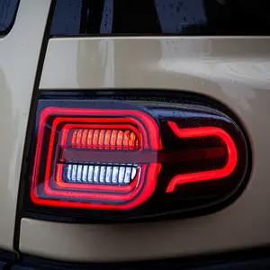 Dk Motion Modified Car TaillightFor FJ Cruiser 2007 - 2017 Led Tail Light Stop Brake Daytime Running Back Assembly