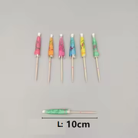 Vente en gros de piques à cocktail jetables en papier, pour la décoration de gâteaux d'anniversaire, de desserts, pour restaurants, hôtels, bars, fêtes