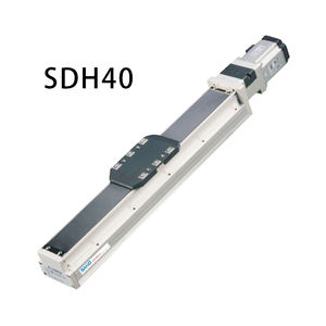 SDH40 алюминиевый линейный модуль 50 ~ 800 мм ход высокая нагрузка 8-25 кг подшипник двигателя Пылезащитная конструкция скорость 125 мм/с для автоматического - Product Image 1