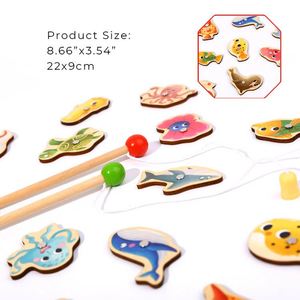 Tooky Nouveau Design En Bois Océan Pêche Jeu Jouets - Product Image 2