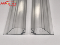Profilé ABS transparent de haute qualité en gros direct d'usine Profilé PVC extrudé en plastique