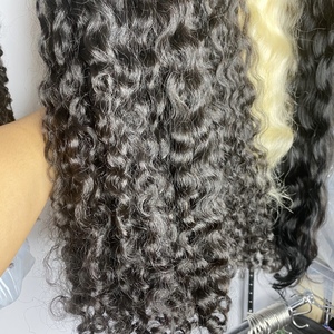 Unprocessed Raw Vietnamese Human Hair Bundles,Burmese Curly,Cuticle Aligned Cambodian Hair Wavy Curly Natural Wavy Indian Curly - Product Image 3