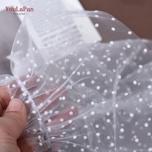 YouLaPan <span class=keywords><strong>VM70</strong></span> Gants élégants pour femme à motif pois, longueur coude, pour mariée, robe de mariée, soirée, accessoire de main - Product Image 3