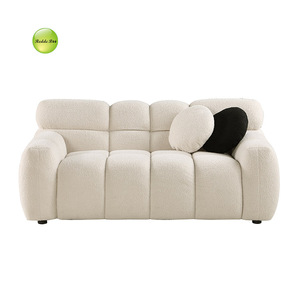 Nordic Minimalista Bege Modular Secional Sofá <span class=keywords><strong>Set</strong></span> 3 <span class=keywords><strong>Seater</strong></span> Salas Confortável Sofá Branco Com Chaise - Product Image 1