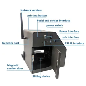 Aokdi a268 impressora portátil, de alta qualidade, eco solvente, tinta, impressora de tinta, inkjet, 1 polegada, portátil, tij, impressora de tinta tij, máquina de tinta