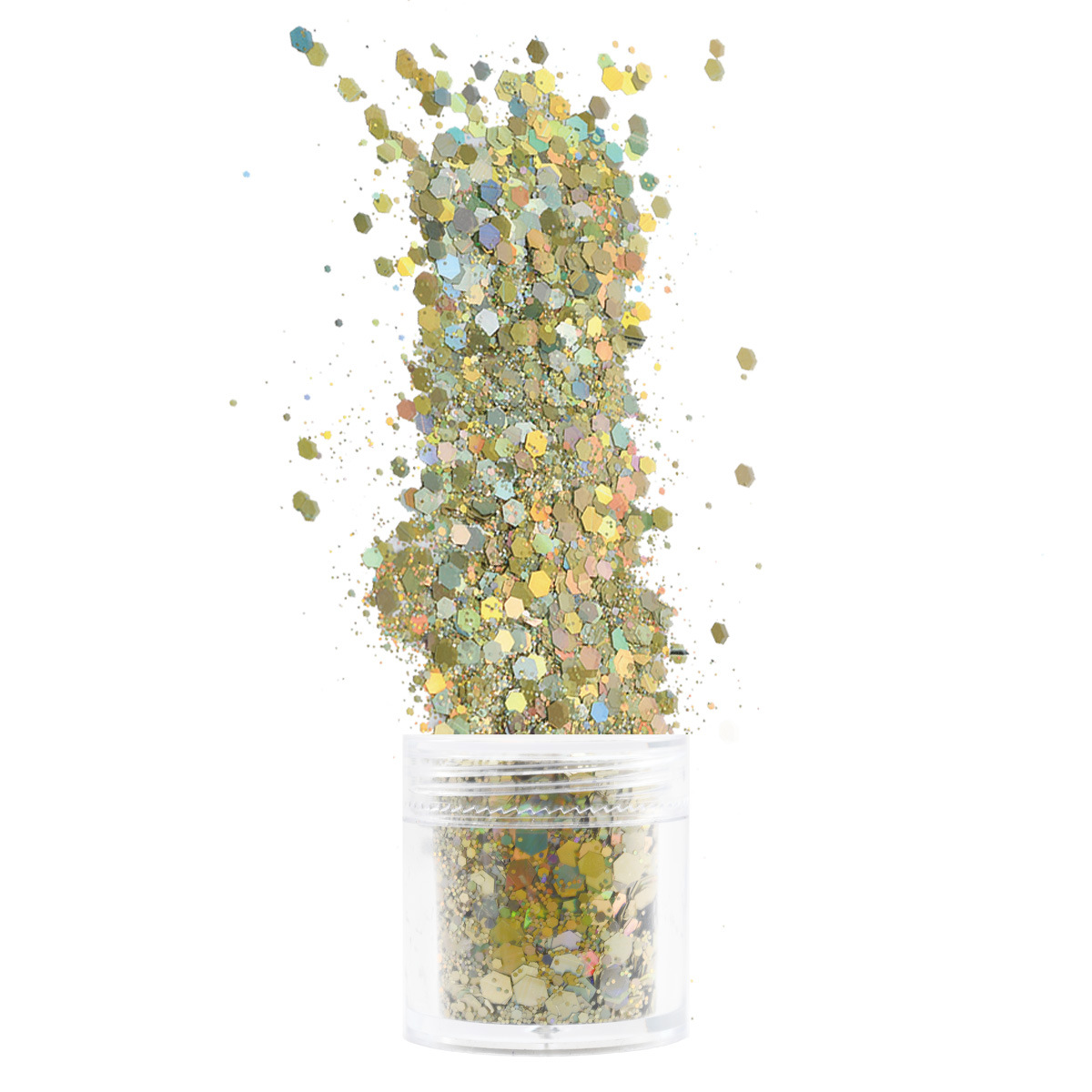 Laser light gold 10g bottle - 10 grams in bottle