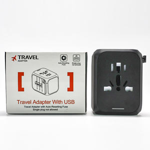 Nuovo arrivo 2 USB e 2 porta elettrica Smart presa <span class=keywords><strong>adattatore</strong></span> da viaggio <span class=keywords><strong>universale</strong></span> con <span class=keywords><strong>adattatore</strong></span> spina UK US AU EU - Product Image 6