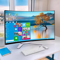Offre Spéciale monobloc IPS écran incurvé i9 i7 i5 i3 processeur PC de jeu Barebone tout en un ordinateurs